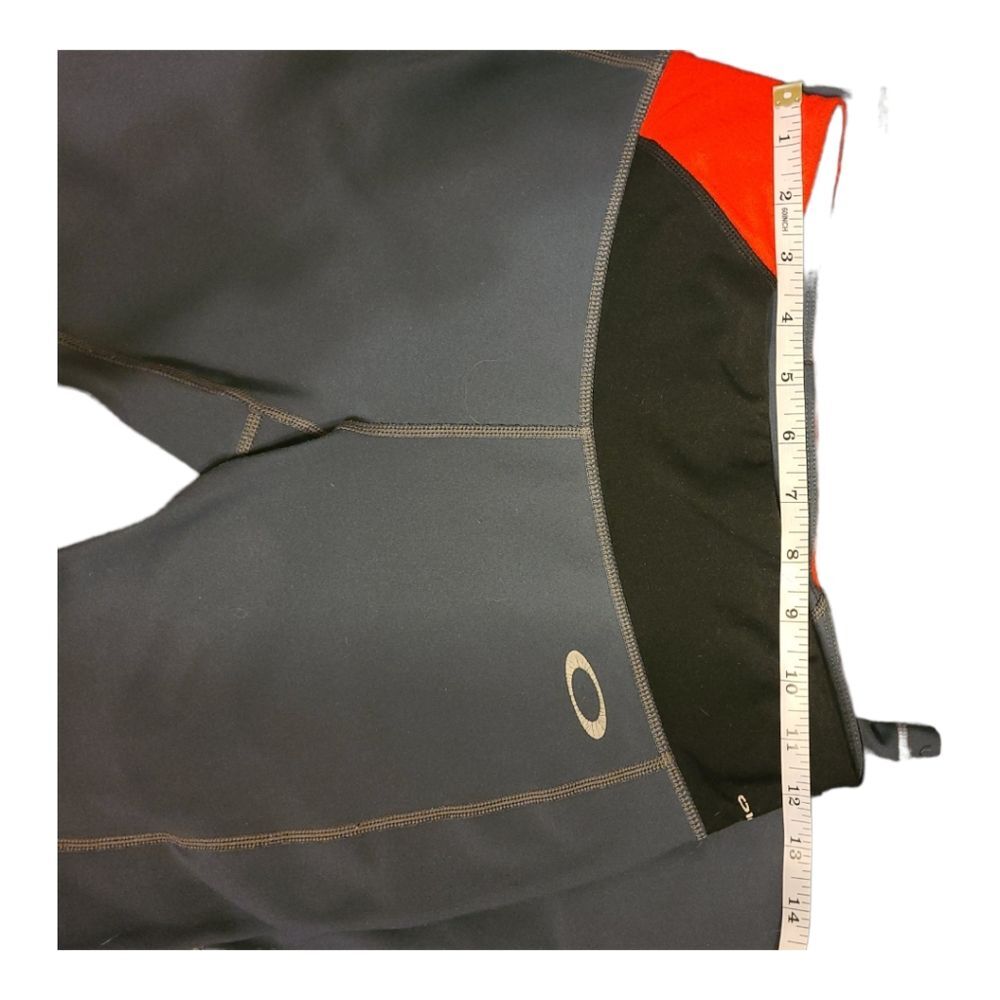 Oakley Womens Black Blue Logo Leggings Small - Picture 7 of 8